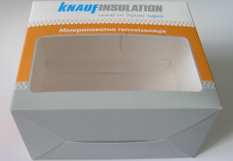 Печать коробов «Knauf Insulation». Полиграфия типографии Макрос