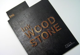 Печать брошюр «Ink Wood Stone. Zeus ceramica». Полиграфия типографии Макрос