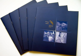 Печать брошюр «Завод 410 цивільної авіації». Полиграфия типографии Макрос