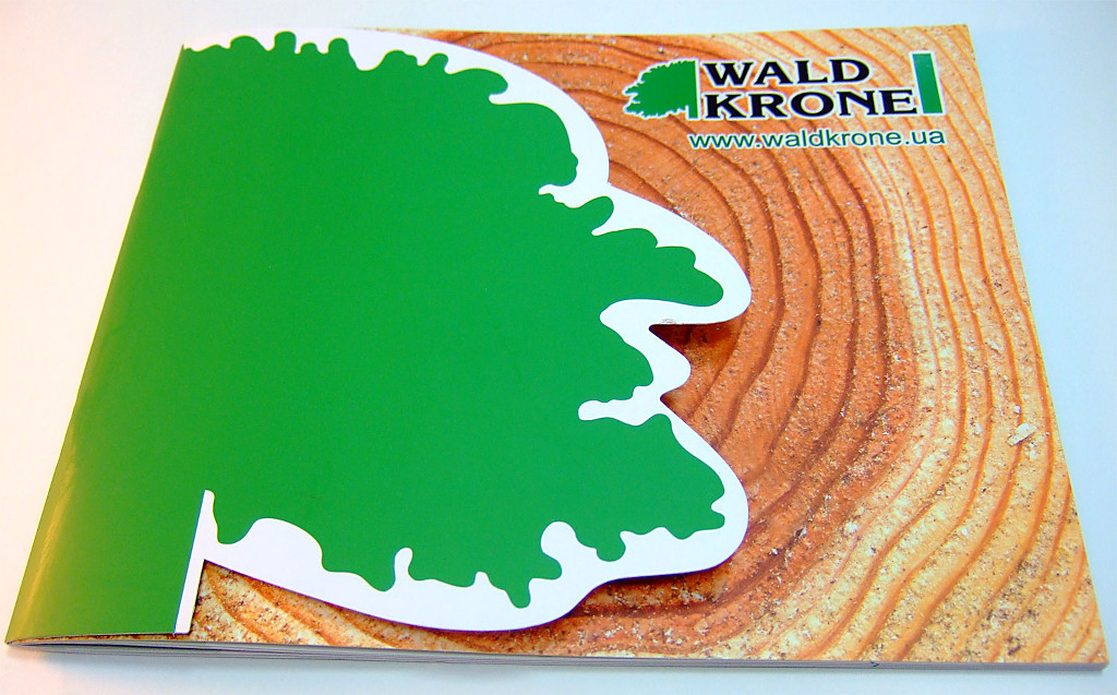 Печать брошюр «Wald Krone». Полиграфия типографии Макрос, изготовление брошюр, спецификация 962990-1